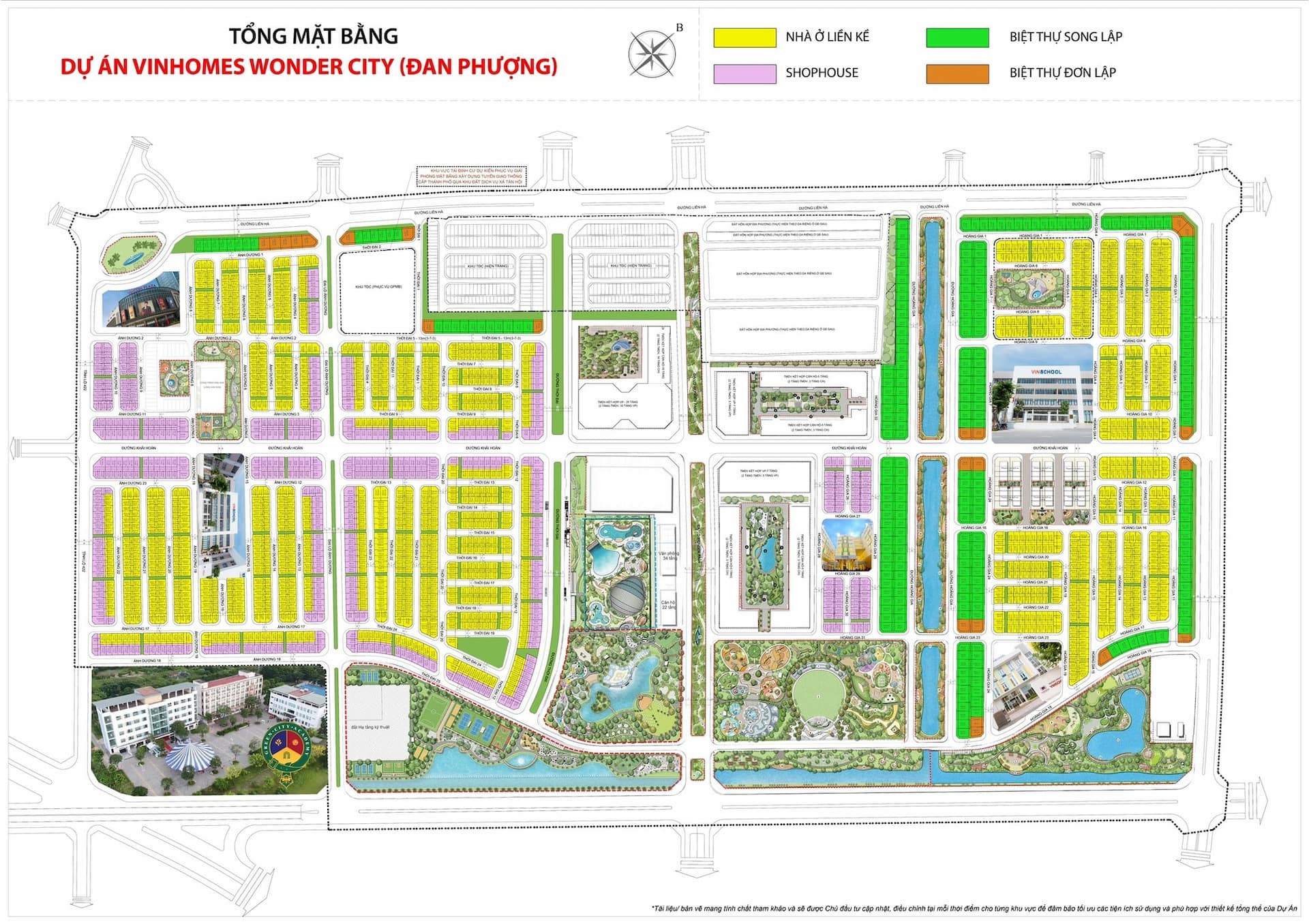 Mặt bằng Vinhomes Đan Phượng