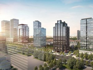 Tòa nhà Oriental Square là tháp văn phòng hạng A nổi bật